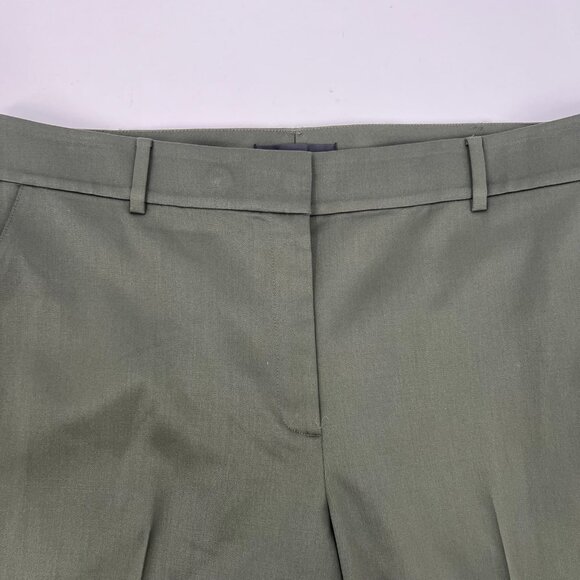 St. John Green Stretch Wool Straight Trousers | Size 14 - Picture 4 of 9